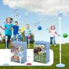 10ml Children's Bubble Blowing Street Light Bubble Machine, Light-up And Music, Remote Control