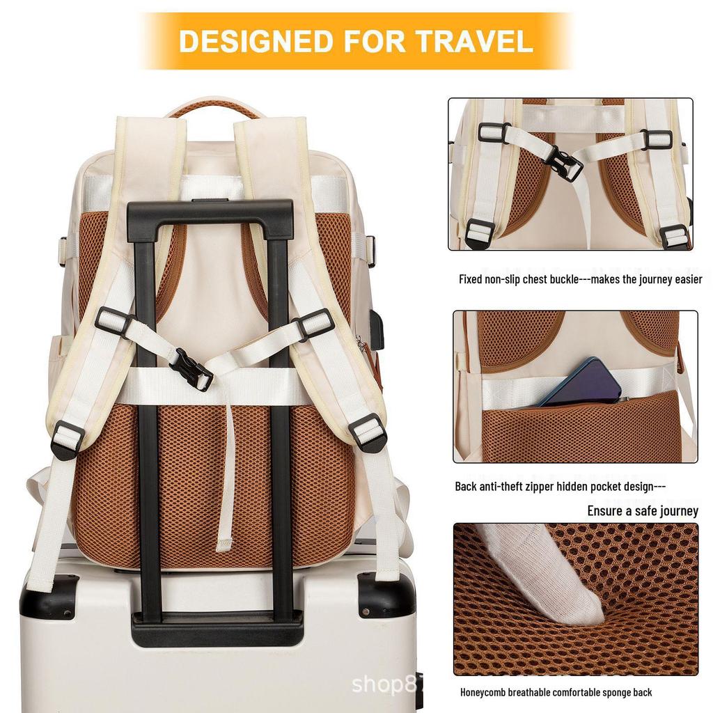 Women's Travel & School Backpack: Stylish, Multi-Functional Laptop Bag