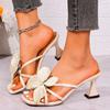 2025 Hot Sale Ladies Shoes Flip Flops Women's Slippers Casual Daily Slippers Women Square Toe Floral Flat with Women's Sandals