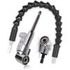 AIMOONSA 105° Corner Screwdriver/Drill Bit Extension Kit 1/4" + 11.6" Flexible Extension Bit for Screwdriver/Drill