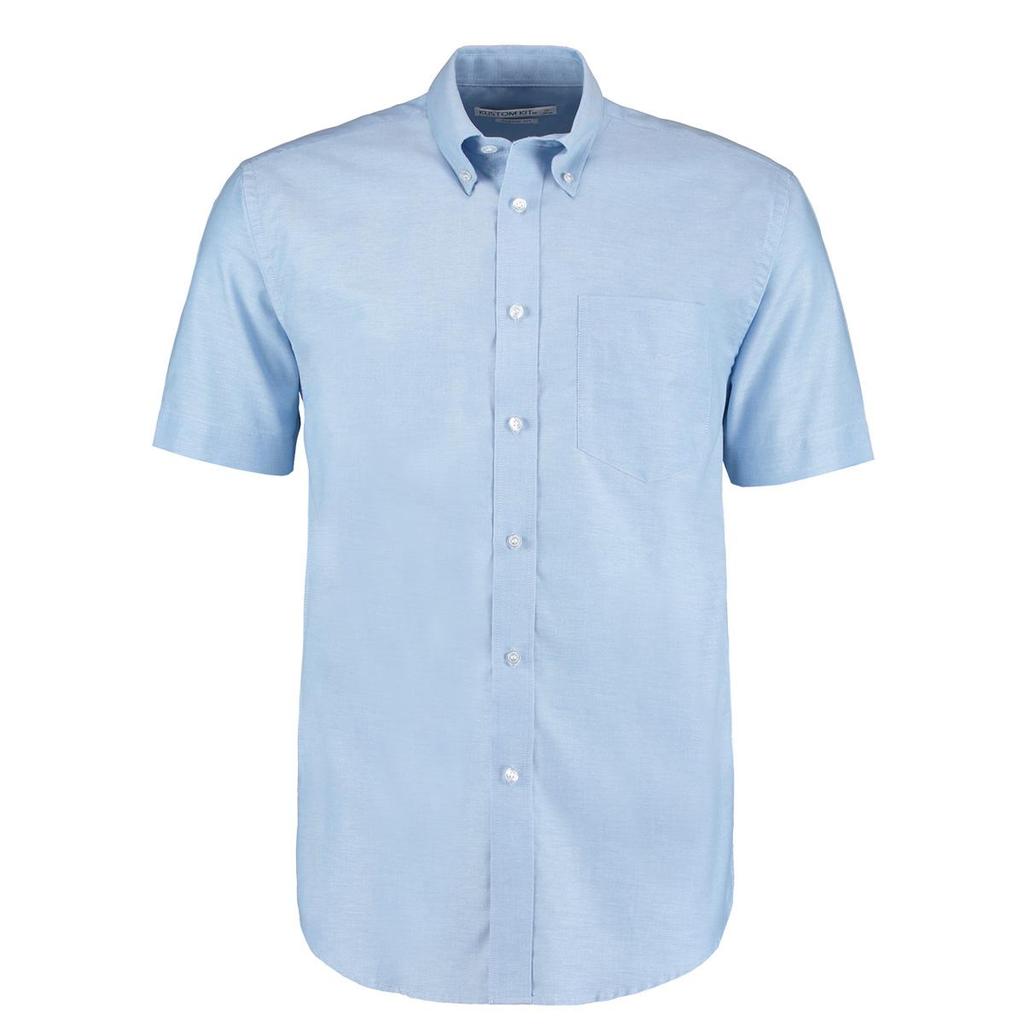 Kustom Kit Mens Workwear Oxford Short Sleeve Shirt