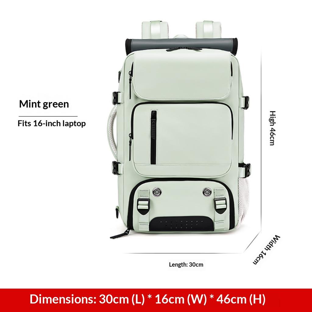 Unisex Ultra Light Large Capacity Travel Backpack, Multifunctional Luggage Bag With Hand & Crossbody Strap For Women Travel And Men Business Trips