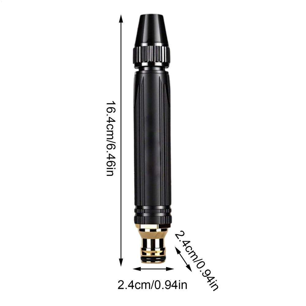 Portable High Pressure Washing Water Gun Car Wash Nozzle Adjustable Nipple Type Direct Spray Home Garden Shower Watering Hose