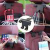 1/2Pcs Car Seat Headrest Hook Hanger Storage Organizer Universal For Handbag Purse Coat Fit Universal Vehicle
