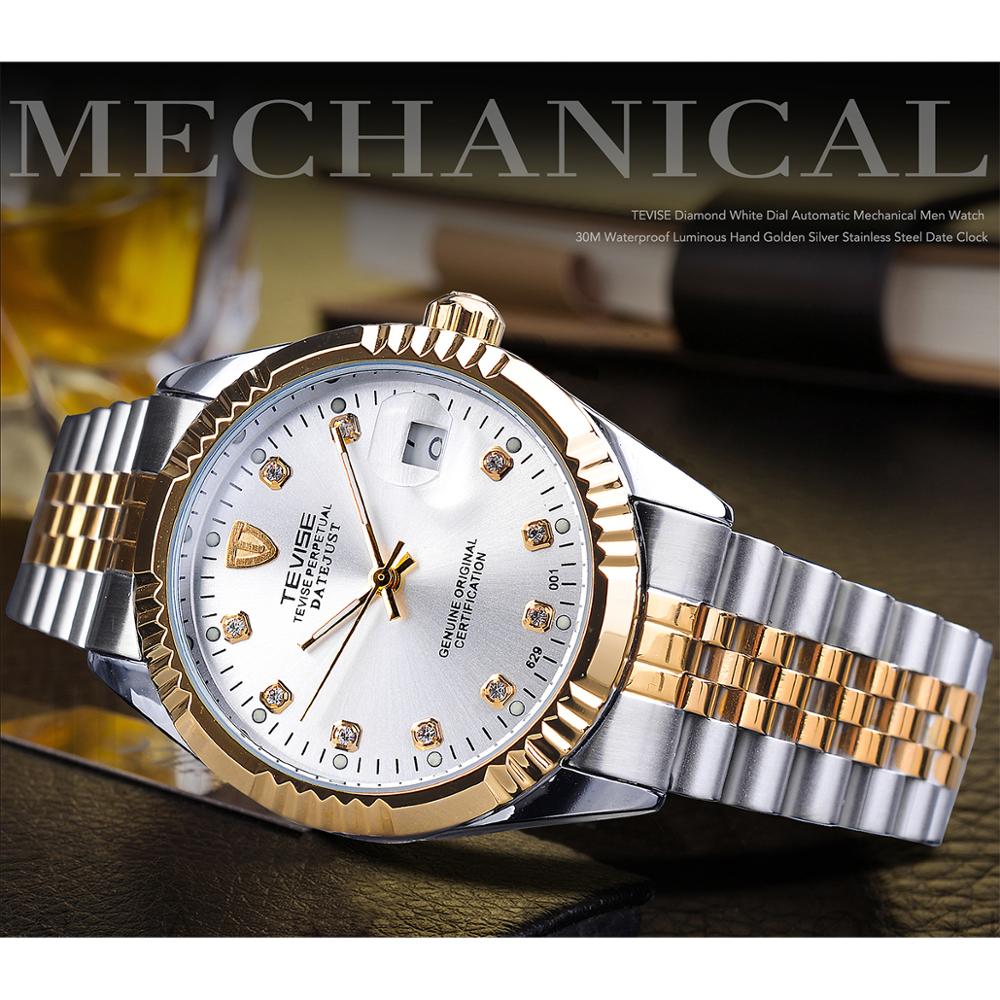 Orologio Uomo TAXAU In Acciaio Inox – Impermeabile 30 ATM, Al Quarzo Con Data, Quadrante Luminoso