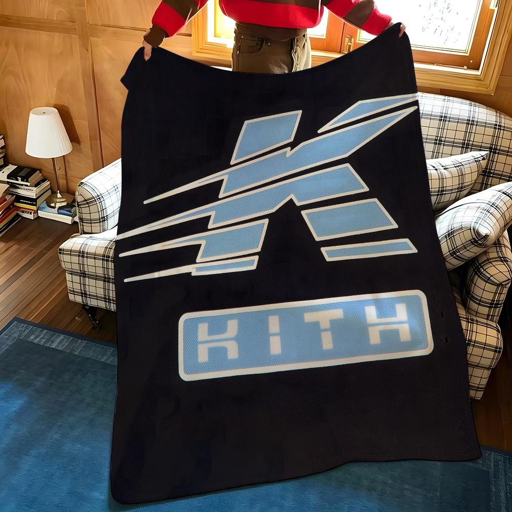 Character k-kith kith-h Throw Flannel Blanket Suitable for Sofas Beds Offices Travel, Camping Chairs