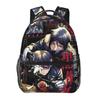 Anime Black Butler Sebastian Backpacks Boys Girls Bookbag Children School Bags Cartoon Rucksack Shoulder Bag Large Capacity