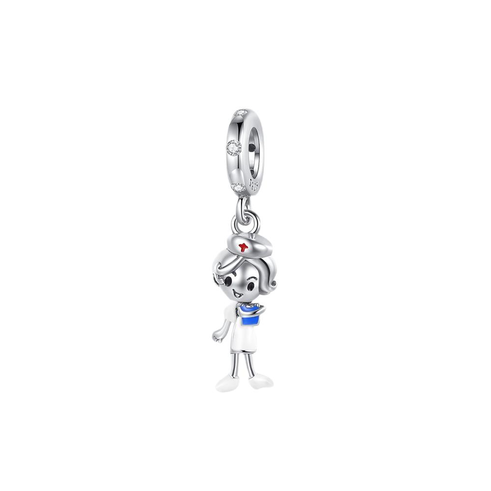 Charms Plata Nurse'S Three-In-One Pendant Copper Colors For Charms Copper Colors Original Bracelet For Jewelry Making