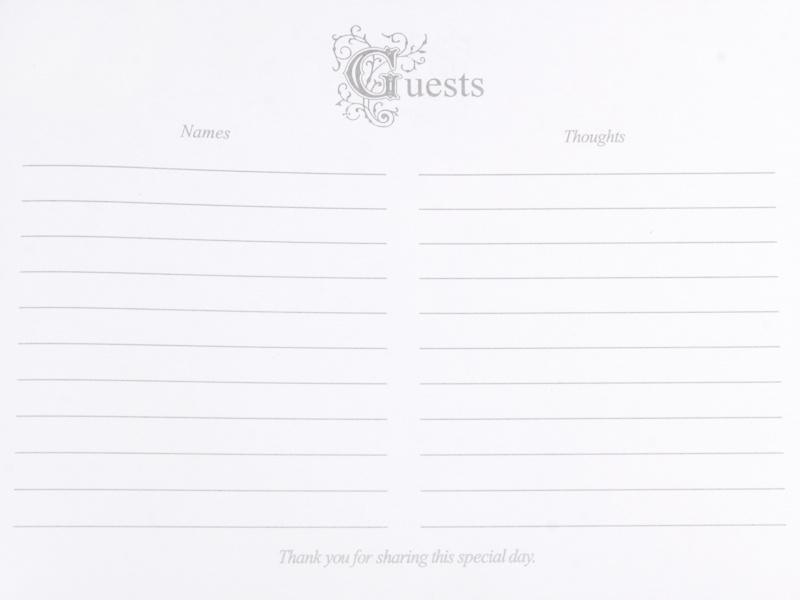 Lace Bow Rhinestone Embellished Wedding Guest Book Pen and Stand Set White