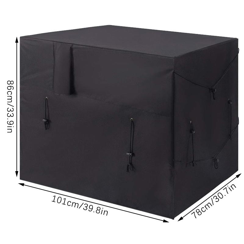 Swimming Pool Heat Pump Cover Furniture Cover Waterproof Dust Cover Pool Heater Protective Cover Oxford Cloth Rain Snow Cover