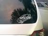 Sticker Town VANS Style BABY IN THE CAR Baby Marker A, sliver