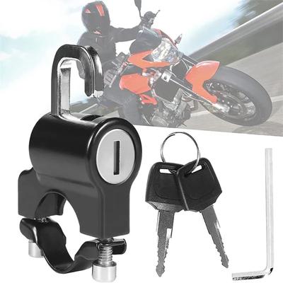 Aluminum Alloy Helmet Lock Universal Handlebar Lock New Security Lock  Motorcycle