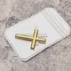 Modern Metal Crosses Car Emblem Fade Resistant Design Unique Vehicle Decoration Metal Auto Body Emblem