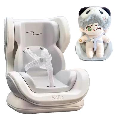 10cm Plush Car Seat, Gray, Plush Clothes, Kigurumi, Accessories, Otaku Activities, Doll, Mascot, K-Pop Doll, Costume [Used]