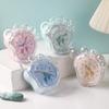 Cartoon Foot Small Alarm Clock Silently Walking Seconds Digital Hand with Lights Wake Up Clock Student Alarm Clock