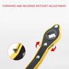 Ergonomic Ratcheting Car Jacks Wrench High Torqued Transmission For Efficient Wheel Installation And Removal Repairs
