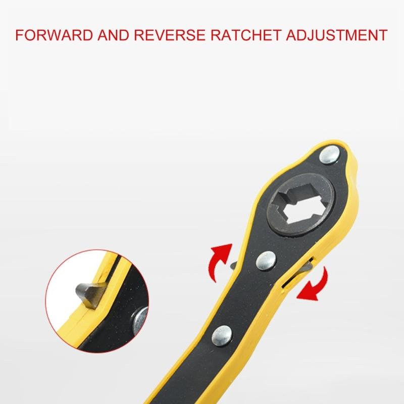 Ergonomic Ratcheting Car Jacks Wrench High Torqued Transmission For Efficient Wheel Installation And Removal Repairs
