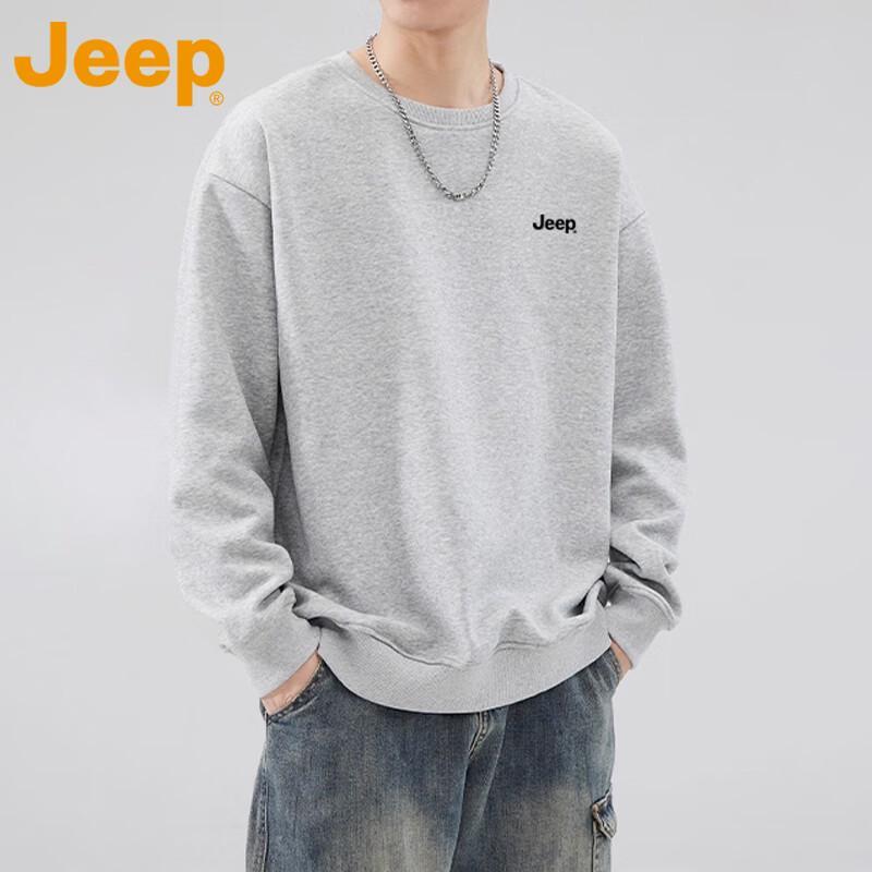 JEEP Men's Heavyweight Crewneck Sweatshirt