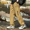 Jeep Men's Loose Straight-Leg Casual Cargo Pants