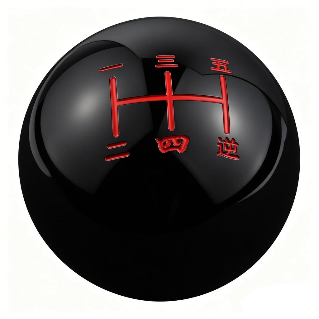 Abfer Car Shift Billiard Ball Shifter Stick Handle Fits Most Auto Manual Cars and Black 5-Speed Knob, Head, Trucks,