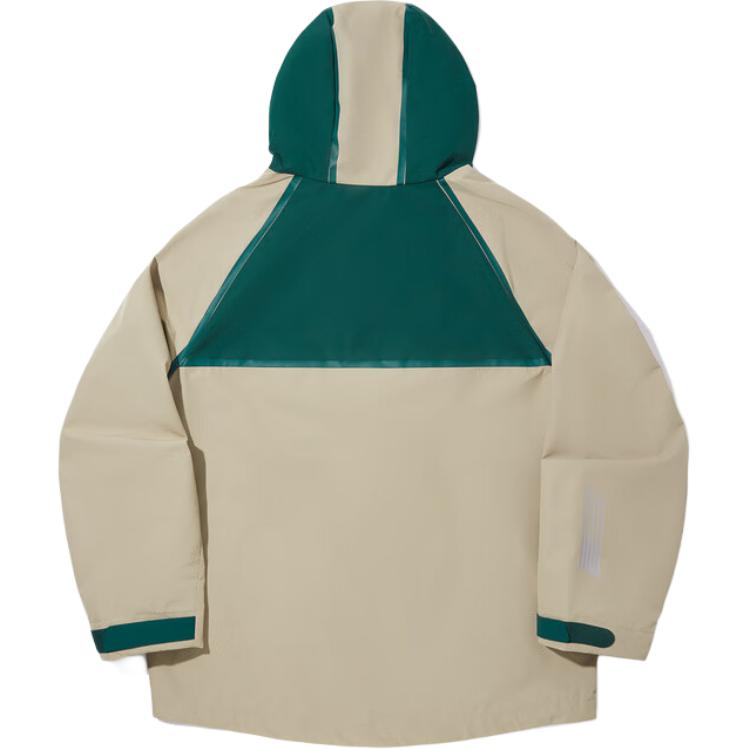 Li Ning Sports Fashion Simple Versatile Color Block Hooded Zipper Loose Jacket Men Jacket AFDVF55-3