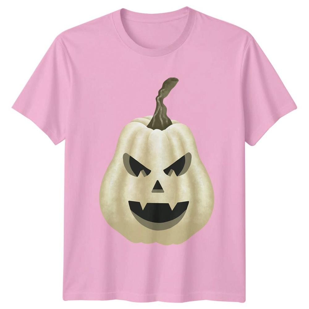 White Pumpkin Face TShirt Jack O Lantern Halloween Gift For Him And Her
