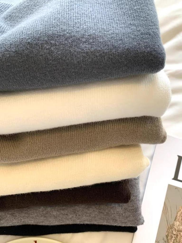 Women's Half-Turtleneck Sweater: Stylish, Tight-Fitting Knitted Base Layer Perfect for Autumn/Winter Under Coats, 2026 New Style.