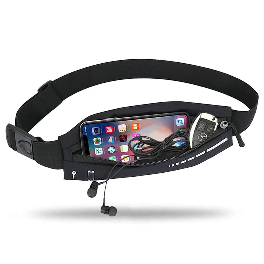 Waterproof TPU Lycra Anti-theft Sports Waist Bag for Running, Fitness & Cycling