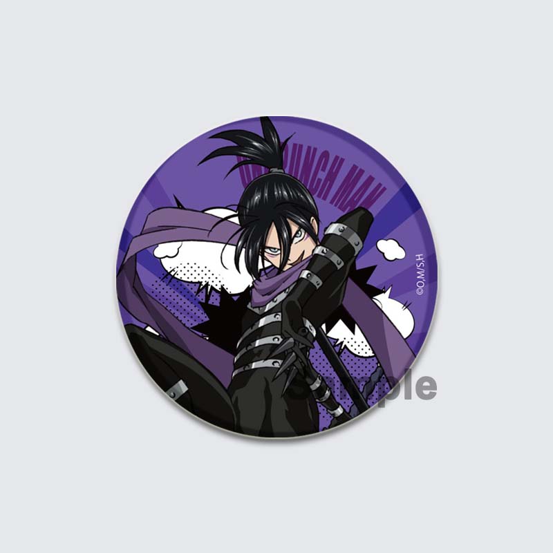 

32/44/58 мм Сайтама круглая мультяшная фигурка брошь One Punch Man аниме значки косплей значок нагрудное украшение сумка одежда ювелирные изделия аксессуары подарки 44mm