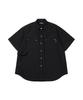 Masateu Carpenter Work Short Sleeve Shirts _ Black