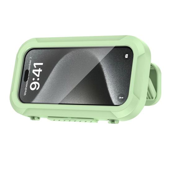 

Yousheng держатель для телефона для душа водонепроницаемый настенный чехол-подставка для ванной комнаты, кухни вращающийся противотуманный держатель для телефона душевая утварь гаджет зелёный