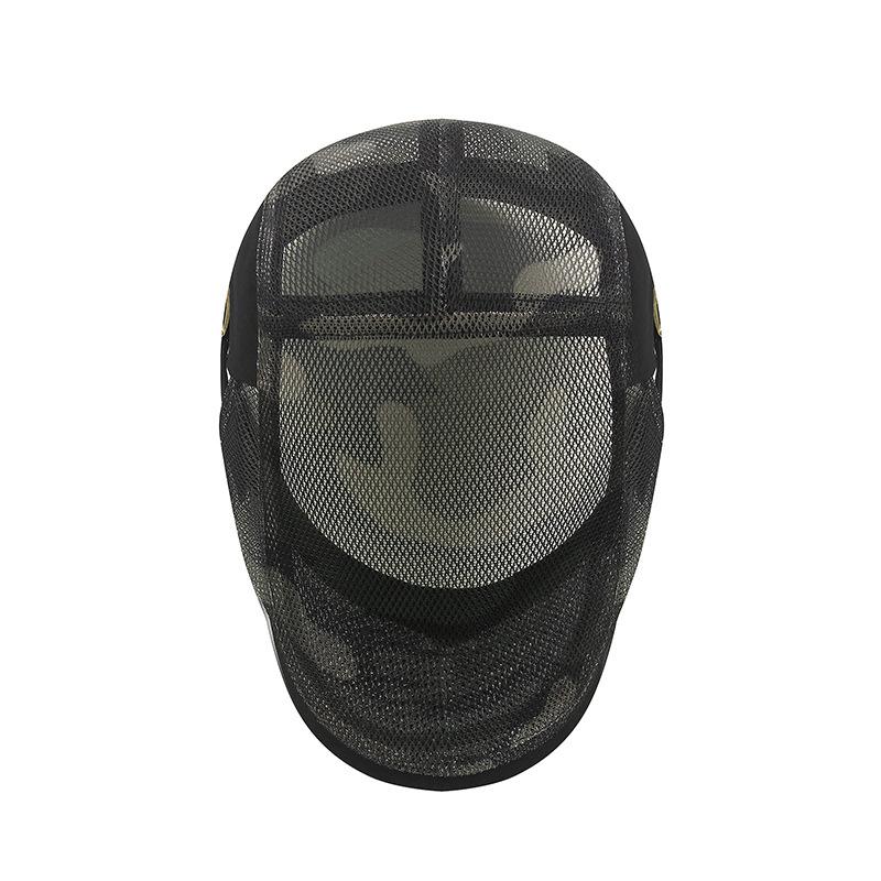 Outdoor Casual Sunshade and Sun Protection Mesh Front Hat Light and Breathable Camouflage Baseball Hat