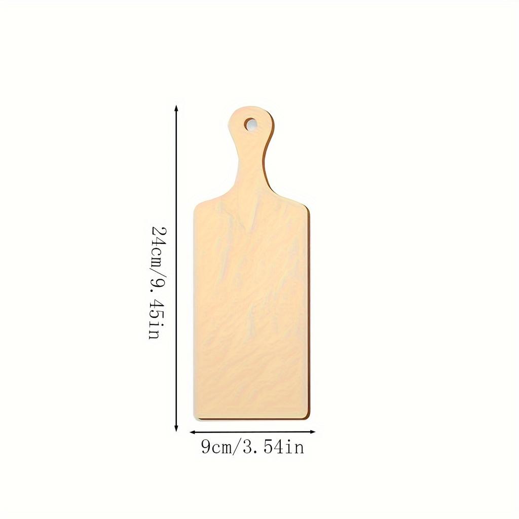 1ks Dřevěná prkénka na krájení Malování, Gravírování Ideální pro Podpis, Moření, Projekty, Vánoce, Halloween Díkůvzdání Řemesla Dárky, Přírodní Dřevo Ma
