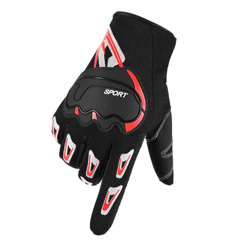Sports Cycling Gloves for Men and Women In Spring and Summer Thin Sun Protection Motorcycle Delivery Rider Full Finger Gloves