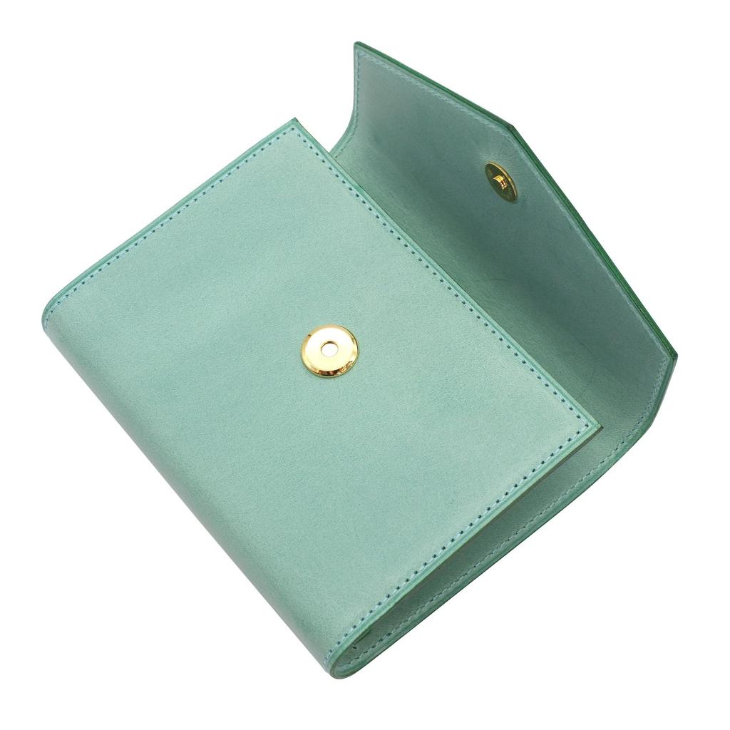 Lettera Tempesty Sibylla Läder Mini 5 13mm med Guldring (Turkos)