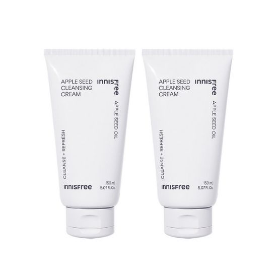 

Innisfree New Apple Seed Cleansing Cream Gentle Makeup Remover & Hydrating 150ml x 2pcs