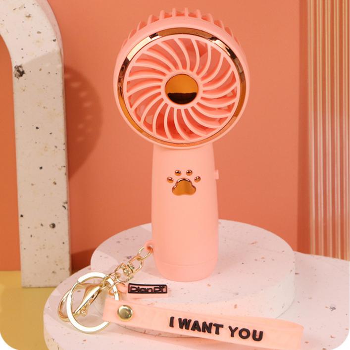 

Вентилятор Лето Мини USB Зарядка Маленький Вентилятор Милый Мультфильм Портативный Ручной Вентилятор розовый