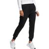 Adidas Logo Print Elastic Waist Windproof Fleece Warm Casual Sport Pants Women Bottoms Black HM7058