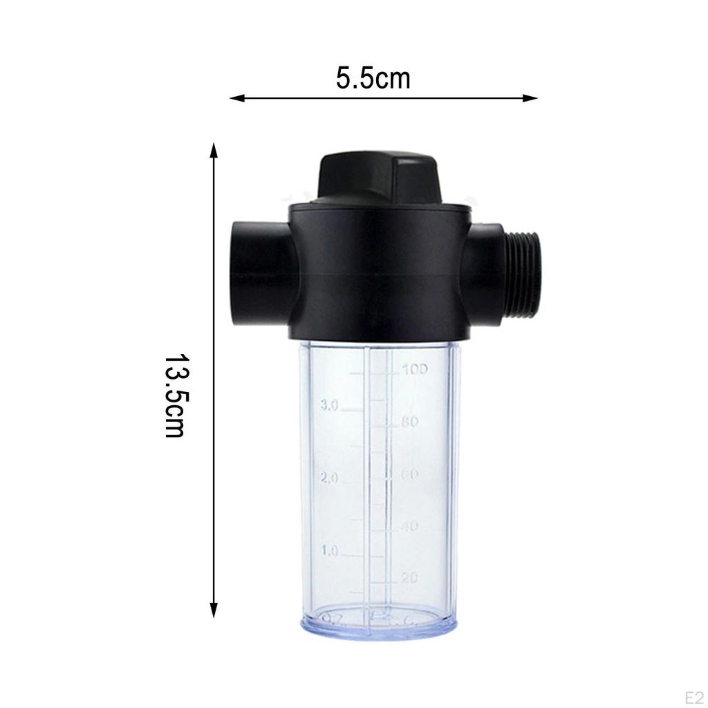 100ml WaterFoam Pot, Car Washing Foamer Pot Wash Accessories 3 Adjustable Foam Modes Watering