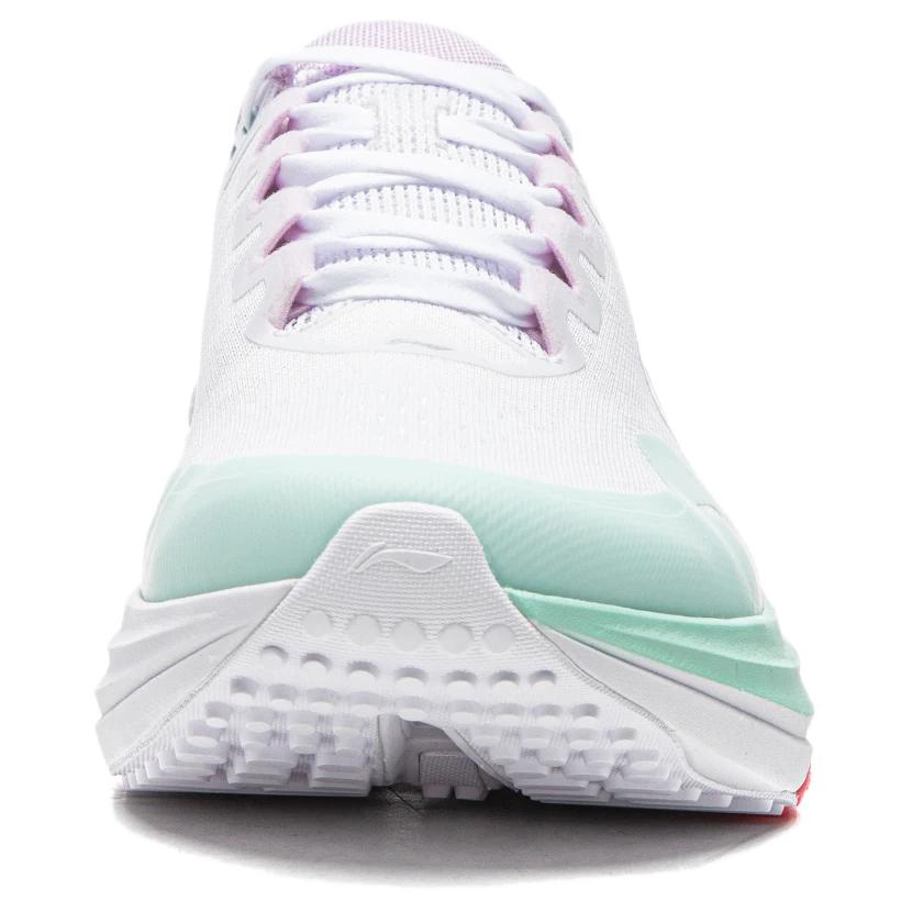 Li Ning Cushioning Abrasion Resistant Low Top Casual Running Shoes Women's White ARBW010-3