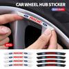 4pcs Aluminum Logo Car Wheel Rim Hub Sticker Car Decoration Car Interior Accessories For Explorer U152 U251 U502 U625