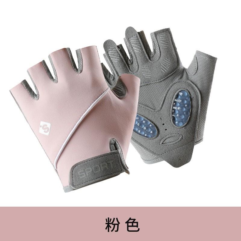 Men Women Gym Workout Gloves Half-Finger Breathable Anti-Slip Shock Absorption Fitness Training Cycling Outdoor Sports