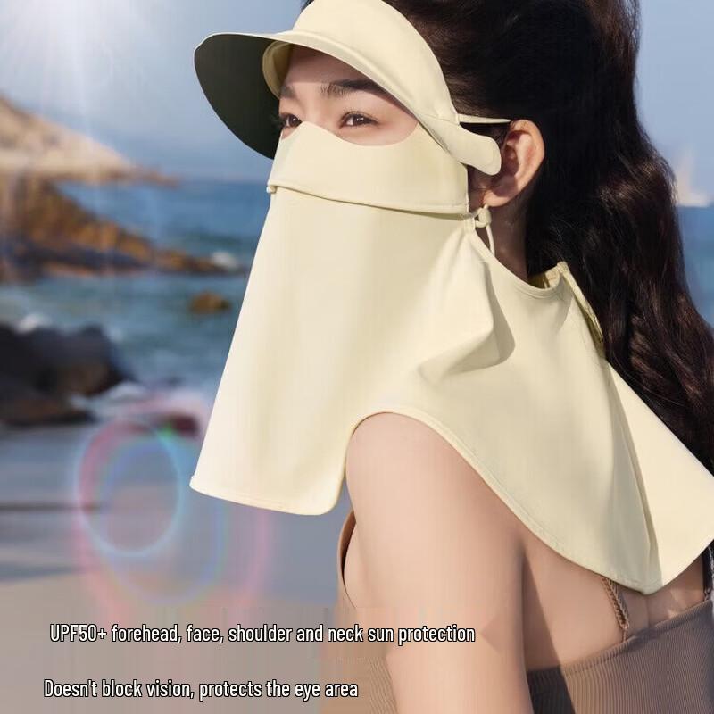 Beneunder AL341 Sun Protection Face Mask with Brim