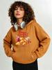 2026 New Printed Hoodie Women's Casual Sweatshirt Loose Pocket Pullover Winter Sports Top