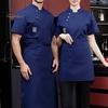 Kochuniform Oberteil Kurzarm Unifarben Tasche Schnalle Unisex Gastronomie Arbeitskleidung Übergröße Bäckerei Restaurant Kantine