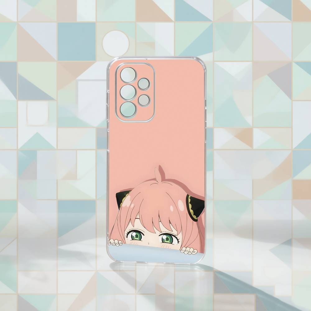 Spy Family Anya Phone Case For Samsung S25,S24,S21,S22,S23,S30,Ultra,S20,Plus,Fe Transparent Cover