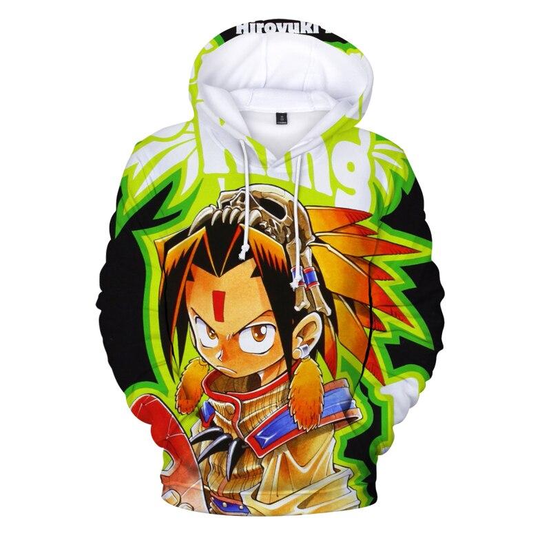 Cheap New Funny Shaman King Hoodies Men Women 3d Hoodie Sweatshirt Casual Streetwear Shaman King