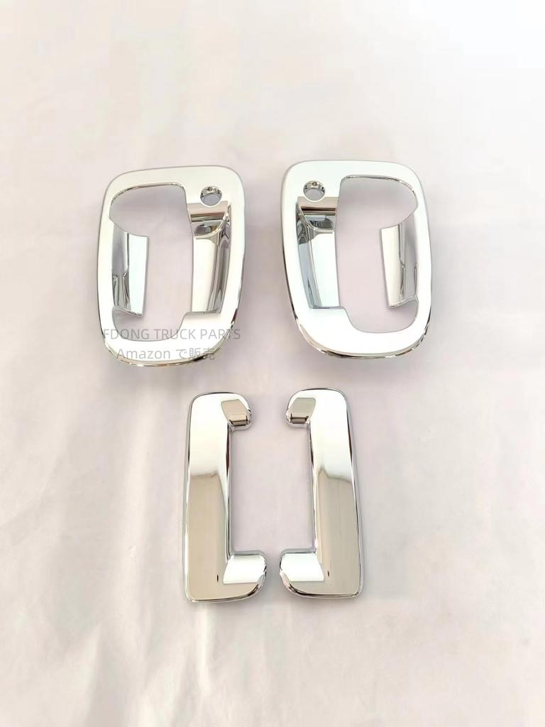 Chrome Door Handle Covers of for Isuzu 23 Elf and Truck GZ (Set 2) (7th Generation, R5.3 Later), Accessories, Exterior, [Used]