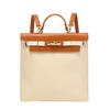 High-end niche large-capacity women's backpack, casual versatile canvas bag, 2024 new commuter shoulder handbag