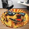 1pc Cool Dog Chair Carpet for Office, Soft Flannel Throw Mat, Perfect for Office, Holiday Party Decoration Choice yy260320059
